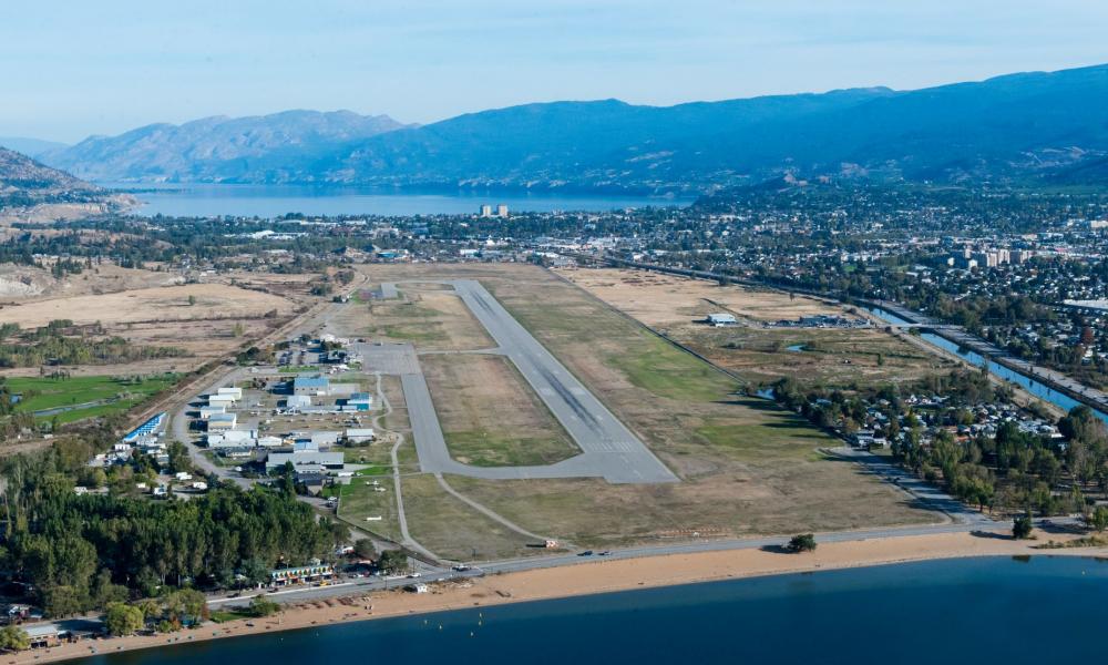 Penticton Airport runway