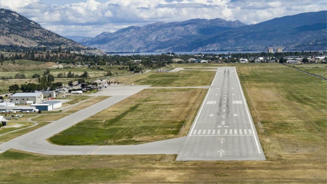 Penticton Airport runway