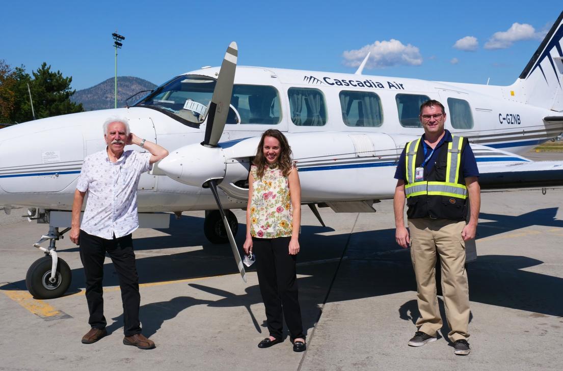 Cascadia Air's arrival in Penticton