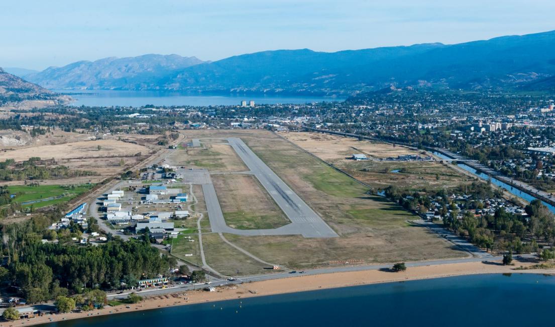 Penticton Airport runway