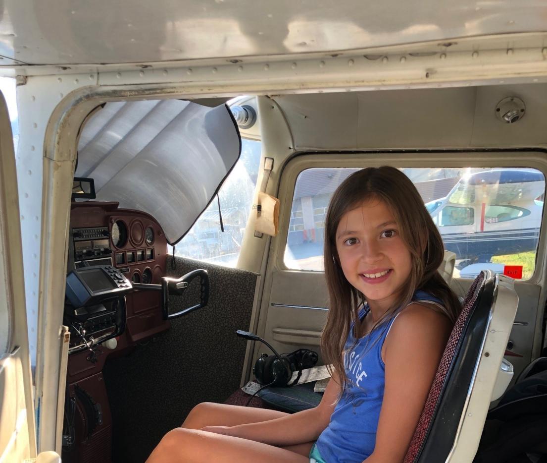 Young aviator