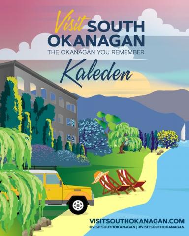 Visit South Okanagan poster - Kaleden